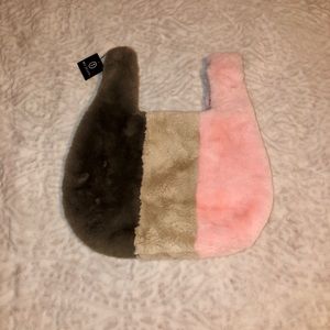👛🌸 New Faux Fur Multicolor My Jessy Purse 🌸👛